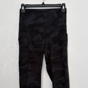 lululemon athletica Black Camo Leggings